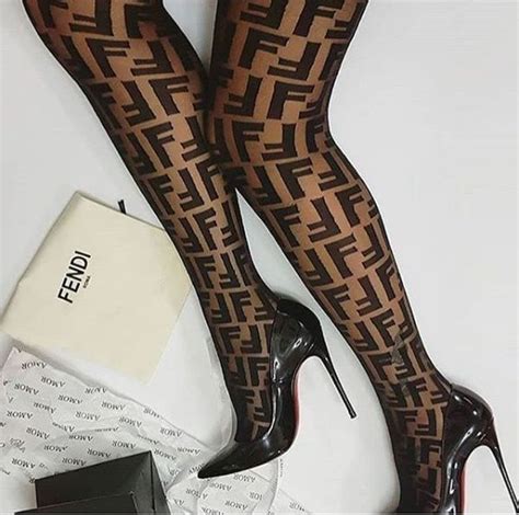 fendi ff monogram|fendi monogram stockings.